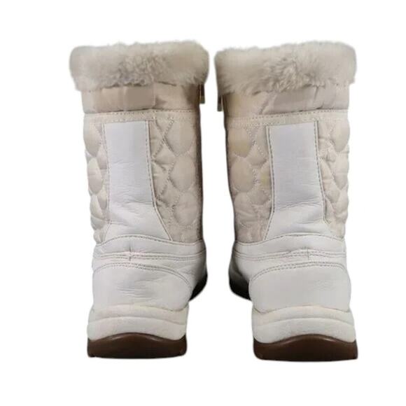 Le Coq Sportif Shoes Mens 7.5 Boots Winter Warm Quilted Outdoor Zip Active White main image 11